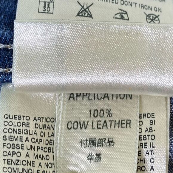 (28 Short) Diesel Men’s Safado Dark Wash Distressed Patched Jeans - Picture 9 of 9